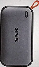 SSK Portable SSD 500GB External Solid State Drives, up to 1050MB/s USB C SSD External Hard Drive USB 3.2 Gen2 for iPhone 15/Pro, Windows, Mac, Android Phones and Tablets