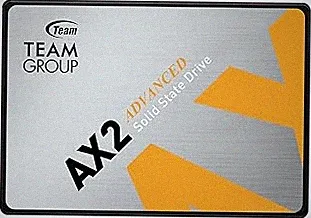 TEAMGROUP AX2 1TB 3D NAND TLC 2.5 Inch SATA III Internal Solid State Drive SSD (Read Speed up to 540 MB/s) Compatible with Laptop & PC Desktop T253A3001T0C101