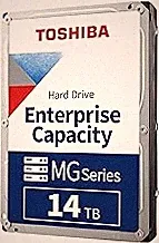Toshiba 14TB SATA 512e 256MB Cache 7200RPM 3.5" SATA 6.0Gb/s Enterprise Hard Drive - MG07ACA14TE (Renewed)