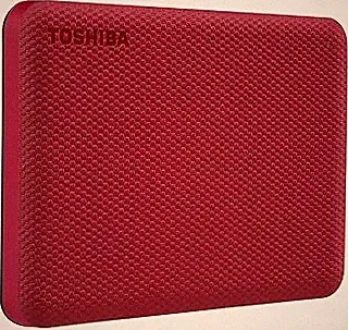 Toshiba Canvio Advance V10 1TB USB 3.0 Portable External Hard Drive, Red