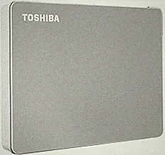 Toshiba Disco rígido externo portátil Canvio Flex 2TB USB-C USB 3.0, prata para PC, Mac e Tablet - HDTX120XSCAA