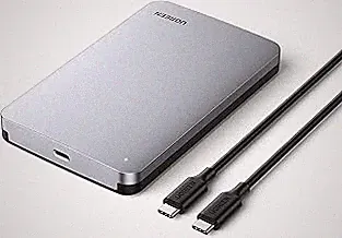 UGREEN USB C Hard Drive Enclosure for 2.5" SATA SSD HDD - Aluminum USB C to SATA Adapter USB 3.1 Gen 2 Support UASP - Compatible with MacBook Pro Air, WD, Seagate, Toshiba, Samsung, Hitachi