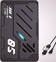 Ultra Slim Portable External Hard Drive USB 3.0 HDD Storage for PC, Laptop, Mac, Xbox one, PS4, PS5 (1TB)