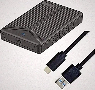 USB 3.1 Mobile Hard Disk Box 2.5 Inch Hard Disk Box SSD Enclosure Support 15mm Hard Drive for Computer Notebook