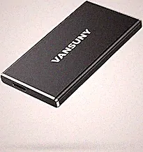 Vansuny 500GB Portable External SSD, USB 3.1 Gen2 450MB/s High-Speed Data Transfer, Metal USB C Mini Portable External Solid State Drive for PC, Laptop, Phones and More