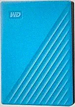 WD 4TB My Passport, Portable External Hard Drive, Blue, backup software with defense against ransomware, and password protection, USB 3.1/USB 3.0 compatible - WDBPKJ0040BBL-WESN