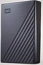 WD 5TB My Passport Ultra, Blue, Portable External Hard Drive, backup software with defense against ransomware, and password protection, USB-C and USB 3.1 - WDBFTM0050BBL-WESN