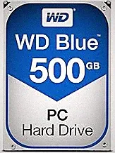 WD Blue 500GB Desktop Hard Disk Drive - 7200 RPM Class SATA 6Gb/s 32MB Cache 3.5 Inch - WD5000AZLX