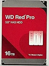 Western Digital 16TB WD Red Pro NAS Internal Hard Drive HDD - 7200 RPM, SATA 6 Gb/s, CMR, 512 MB Cache, 3.5" - WD161KFGX