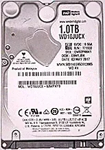 Western Digital 1TB 5400RPM 16MB Cache SATA 6.0Gb/s 2.5inch Hard Drive (for PS4 Game Console HDD Upgrade/Repair)