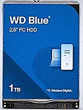 Western Digital 1TB WD Blue Mobile Hard Drive HDD - 5400 RPM, SATA 6 Gb/s, 128 MB Cache, 2.5" - WD10SPZX
