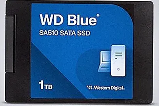Western Digital 1TB WD Blue SA510 SATA Internal Solid State Drive SSD - SATA III 6 Gb/s, 2.5"/7mm, Up to 560 MB/s - WDS100T3B0A