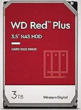 Western Digital 3TB WD Red Plus NAS Internal Hard Drive HDD - 5400 RPM, SATA 6 Gb/s, CMR, 64 MB Cache, 3.5" - WD30EFRX