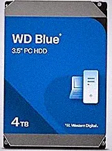 Western Digital 4TB WD Blue PC Internal Hard Drive HDD - 5400 RPM, SATA 6 Gb/s, 256 MB Cache, 3.5" - WD40EZAX