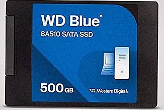 Western Digital 500GB WD Blue SA510 SATA Internal Solid State Drive SSD - SATA III 6 Gb/s, 2.5"/7mm, Up to 560 MB/s - WDS500G3B0A