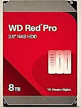 Western Digital 8TB WD Red Pro NAS Internal Hard Drive HDD - 7200 RPM, SATA 6 Gb/s, CMR, 256 MB Cache, 3.5" - WD8005FFBX