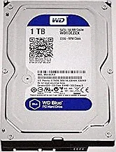 Western Digital(WD) BLUE Deskptop 1TB( 1Terabyte) 3.5"Hard Disk Drive, 5400~7200RPM, SATA3 ( 6.0GB/s), 64MB Cache, IDEAL for PC/Mac/CCTV/NAS/DVR/Raid and SATA Applications, 1YR Warranty (Blue)