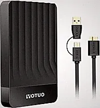 YOTUO Portable External Hard Drive Storage Expansion Mobile HDD USB 3.0 for PC, Mac, Desktop, Laptop, PS4, PS5, Xbox One X/S, Xbox 360, Xbox Series X/S, Office & Game (Black, 500GB)