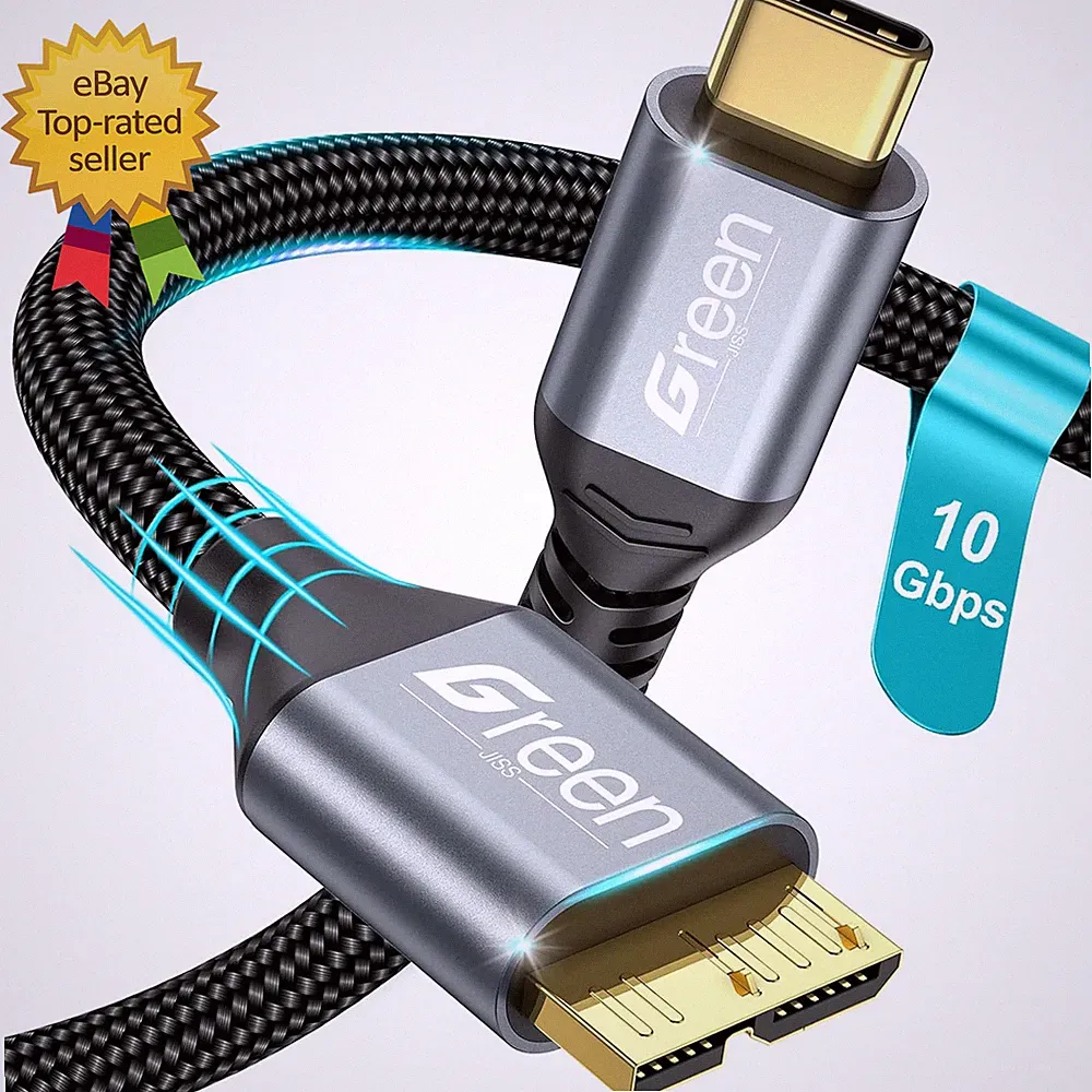 ® 10 Gbps Micro B to USB C Cable 1Ft External Hard Drive Cable