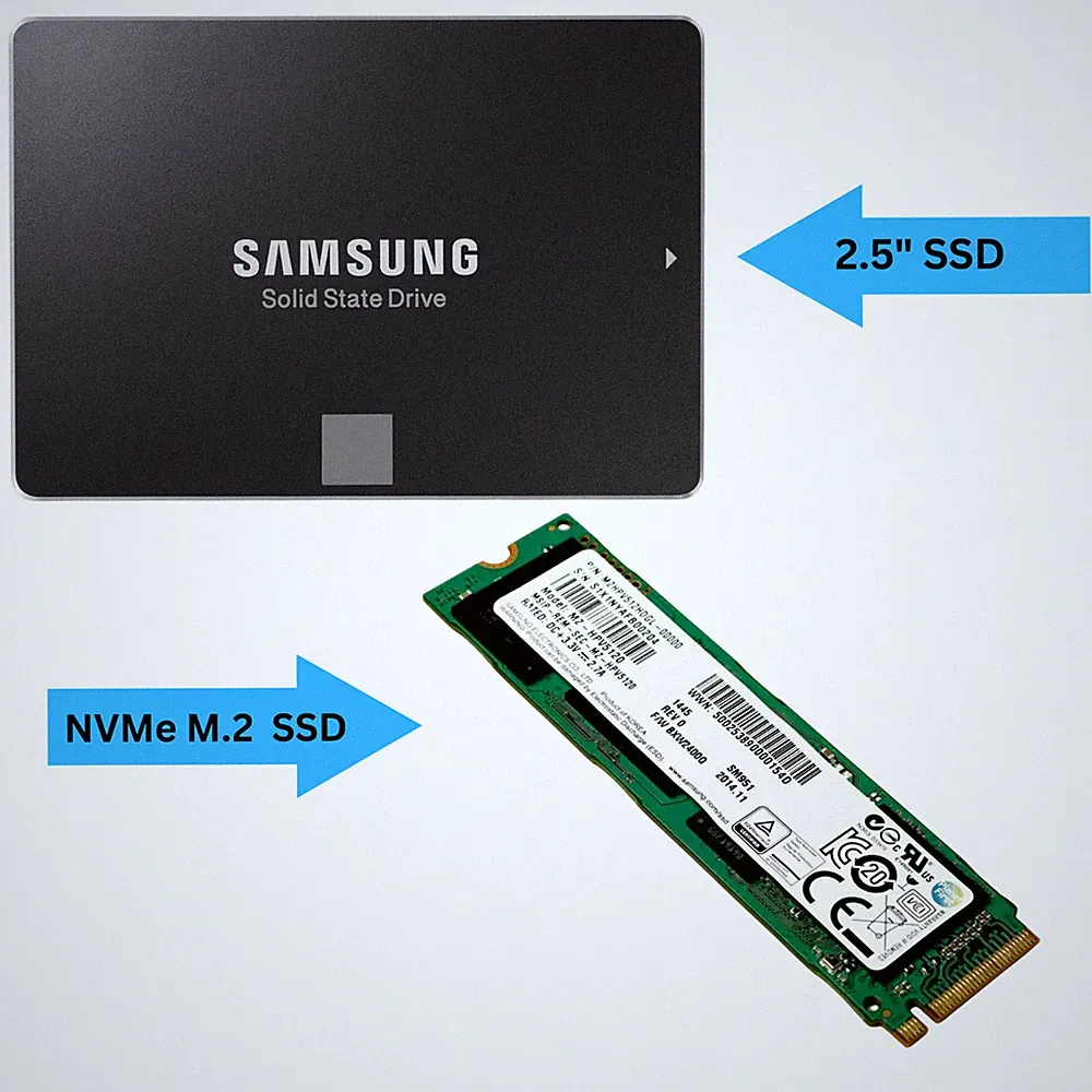 128GB/256GB SSD 2.5" SATA/NVMe Drive | Windows 10/11 Pro Installed