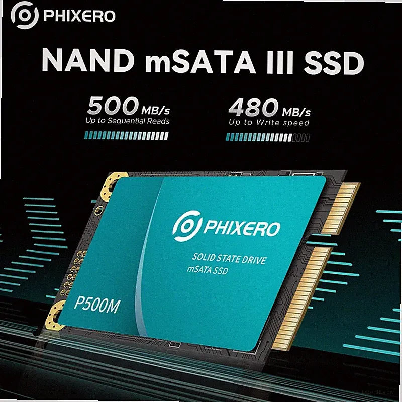 PHIXERO SATA III SSD Internal Solid State Drive 6Gbps 3D NAND 500MB/S For Laptop