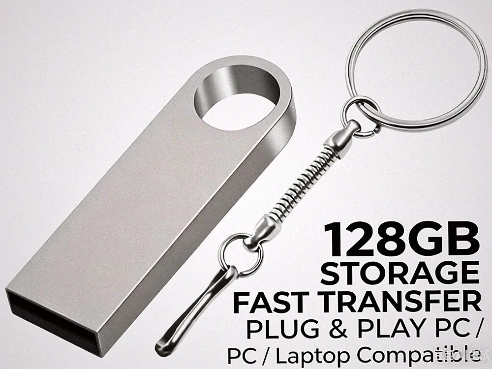 128GB USB Flash Drive High Speed Memory Stick Thumb Drive for Laptop PC Storage