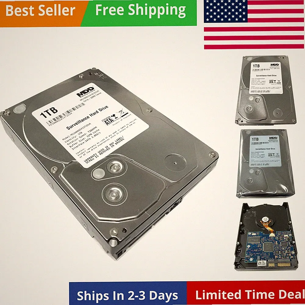 1TB 32MB Cache 7200PM SATA 3.0Gb/s 3.5inch Internal Surveillance CCTV DVR Har...