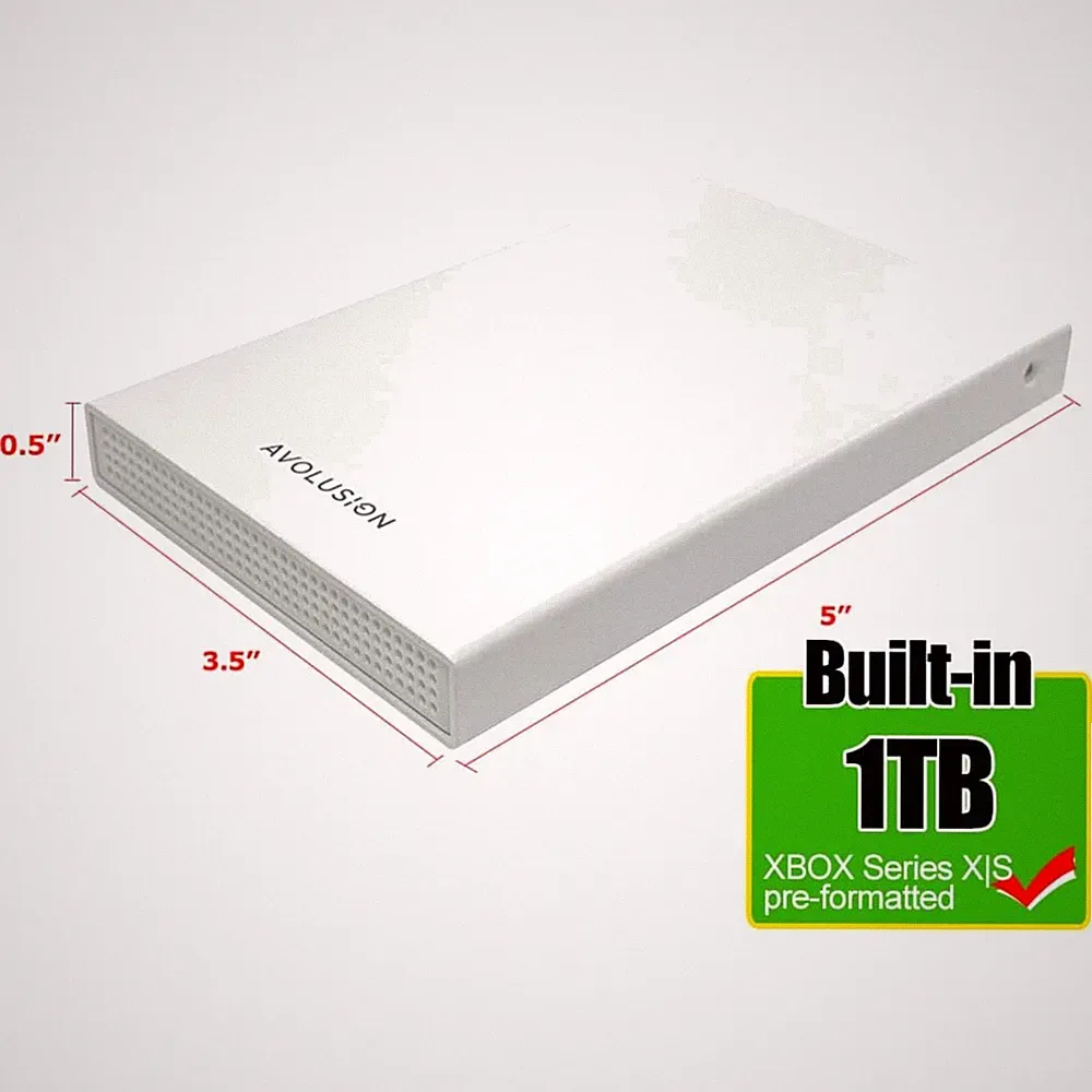 1TB USB 3.0 Gaming Hard Drive for Xbox Series X|S