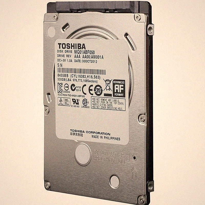 2.5" 7mm 500GB MQ01ABF050 SATA 8MB Notebook Laptop Hard Drive 2.5 inch *tm