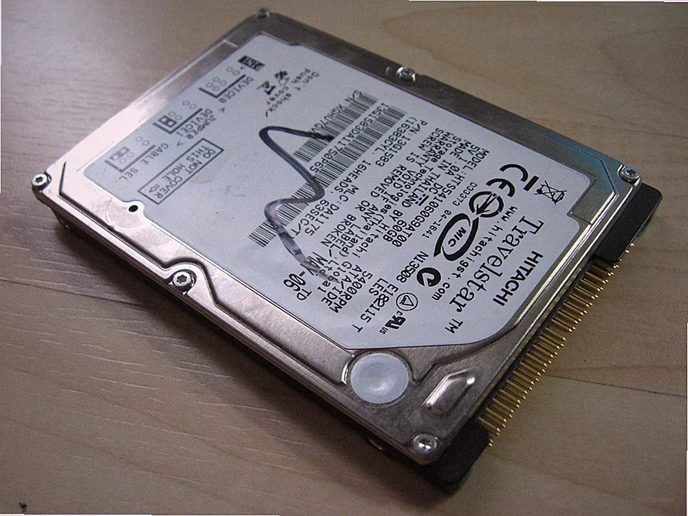 2.5" Hitachi HTS541060G9AT00 IDE Hard Drive 60GB WinDFT Tested w/ Log #C101CG