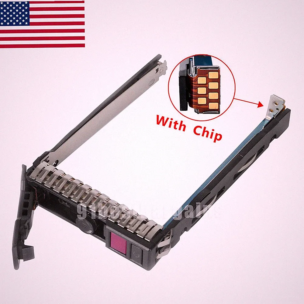 2.5" NVME SSD Caddy For HPE ProLiant DL20 BL460c Gen10 Hard Drive Tray CHIP LED