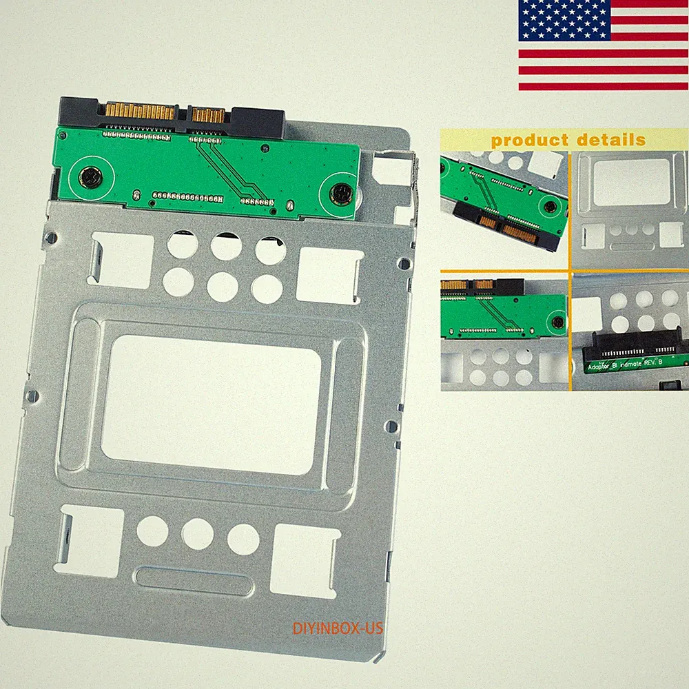 2.5" SSD SAS to 3.5" SATA HDD Adapter Caddy Tray For HP/Dell/IBM 654540-001 @US