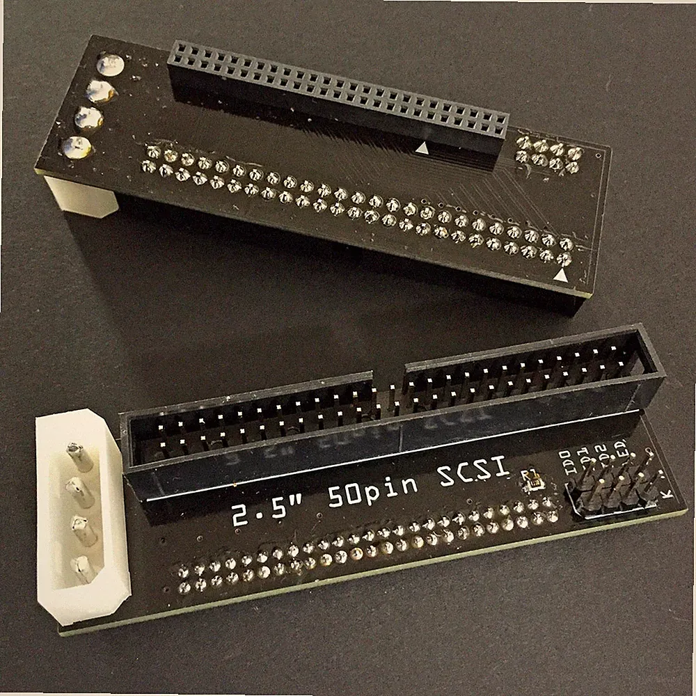 2.5" to 3.5" SCSI 50 pin laptop hard disk drive adapter Apple PowerBook