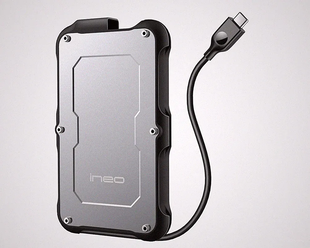 2.5" USB 3.1 Gen 2 Type-C Rugged Waterproof & Shockproof External Hard Drive...