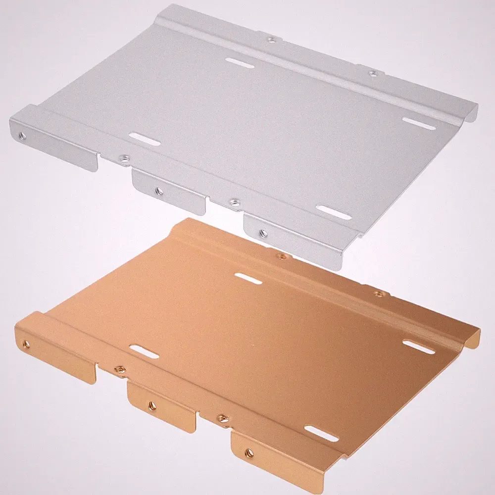 2 Pcs Ssd Holder Pci Slot Rear Panel Mount Hard Disk Adapter Rack