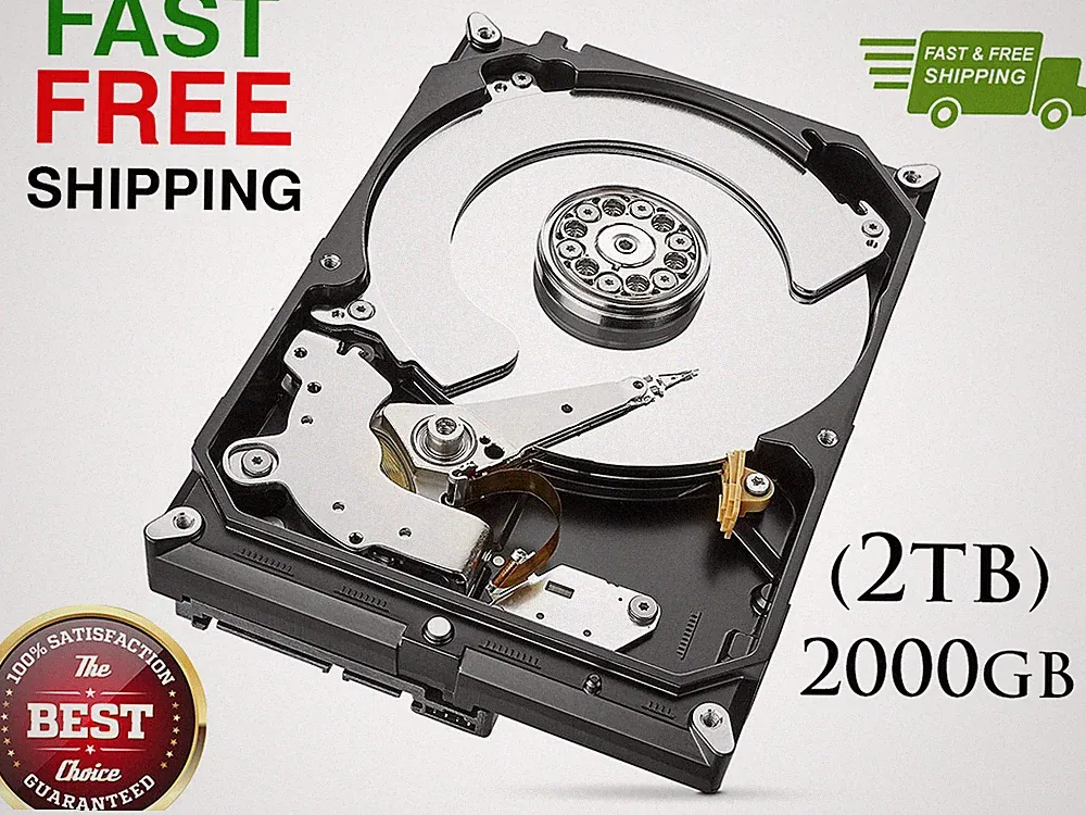 2000GB 2TB NIGHT OWL DVR NVR Compatible Hard Drive Internal 3.5 FREE SHIPPING