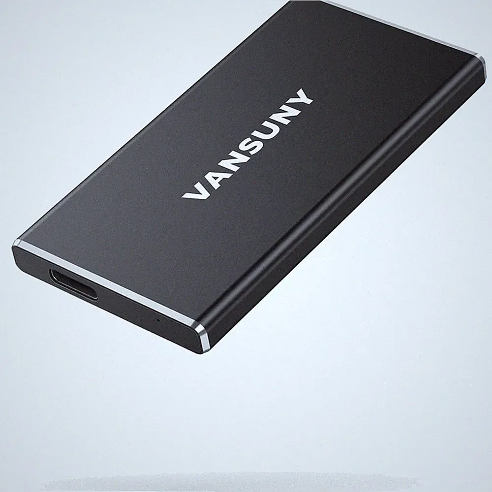 250GB Portable SSD - Metal Mini External Drive with 430MB/s Transfer Speed