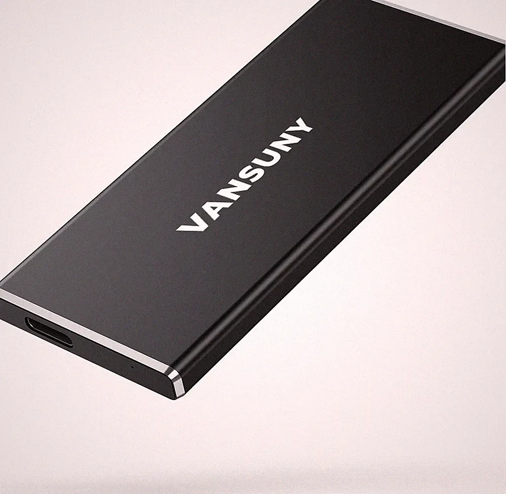 2TB Portable External SSD, USB 3.1 Gen2 Up to 500MB/s Solid State Drive, Metal U