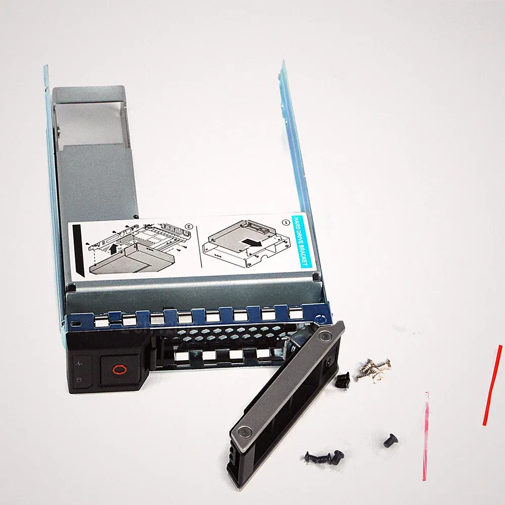 3.5" HDD Hard Drive Caddy With 2.5" Adapter LFF For Dell PowerEdge R760 R760xa