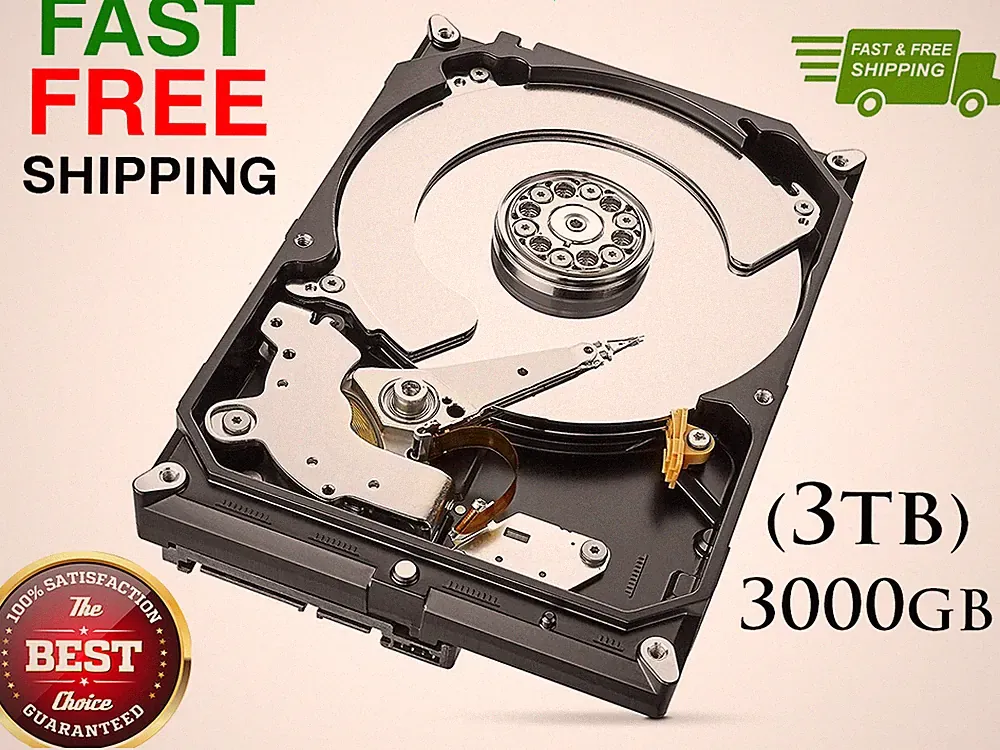 3000GB 3TB NIGHT OWL DVR NVR Compatible Hard Drive Internal 3.5 FREE SHIPPING