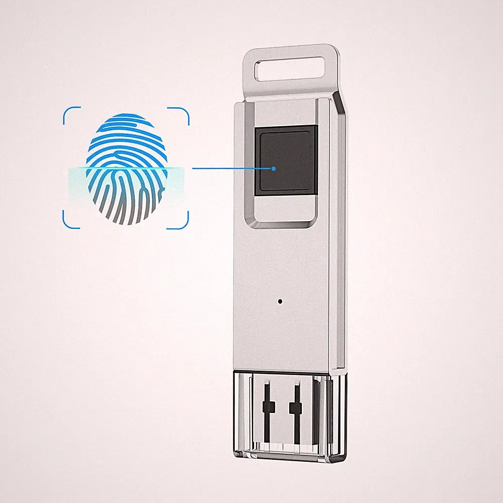 32G/128G Security Recognition Fingerprint Encrypted High tech USB3.0 Flash Drive
