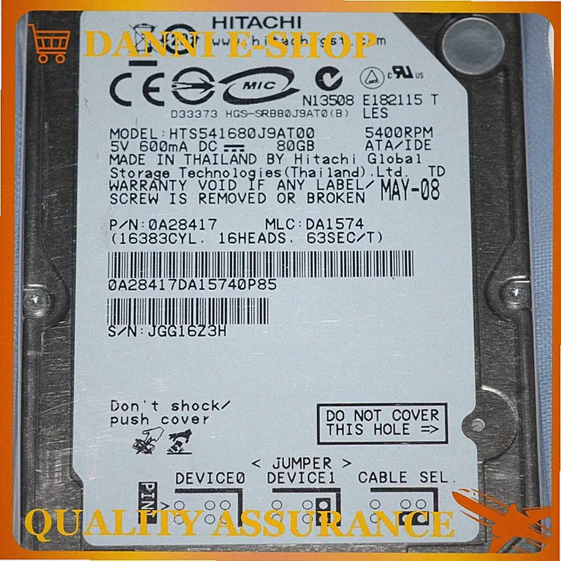 33 X 80GB IDE ATA type 2.5inch HDD