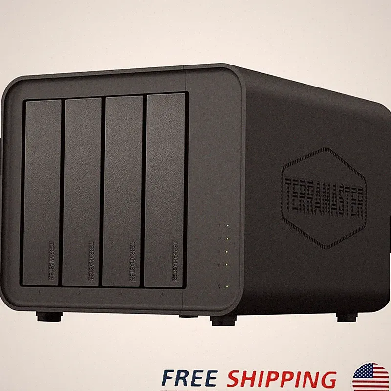 4-Bay USB 3.2 Hard Drive Enclosure Tool-Free Hot Swappable High-Speed Storage
