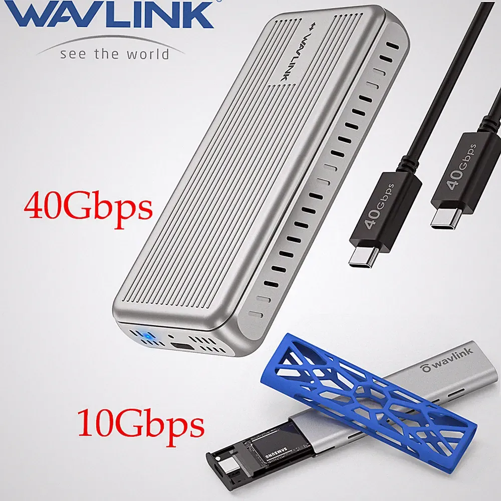 40Gbps 10Gbps M.2 NVMe SSD Enclosure NVMe PCIe SSDs UASP USB 3.1 Gen 2 Enclosure