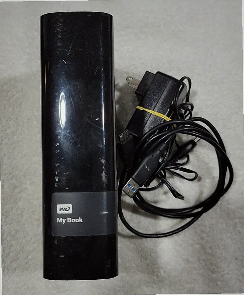 4TB USB 3.0 Western Digital External My Book Hard Drive 100% Health