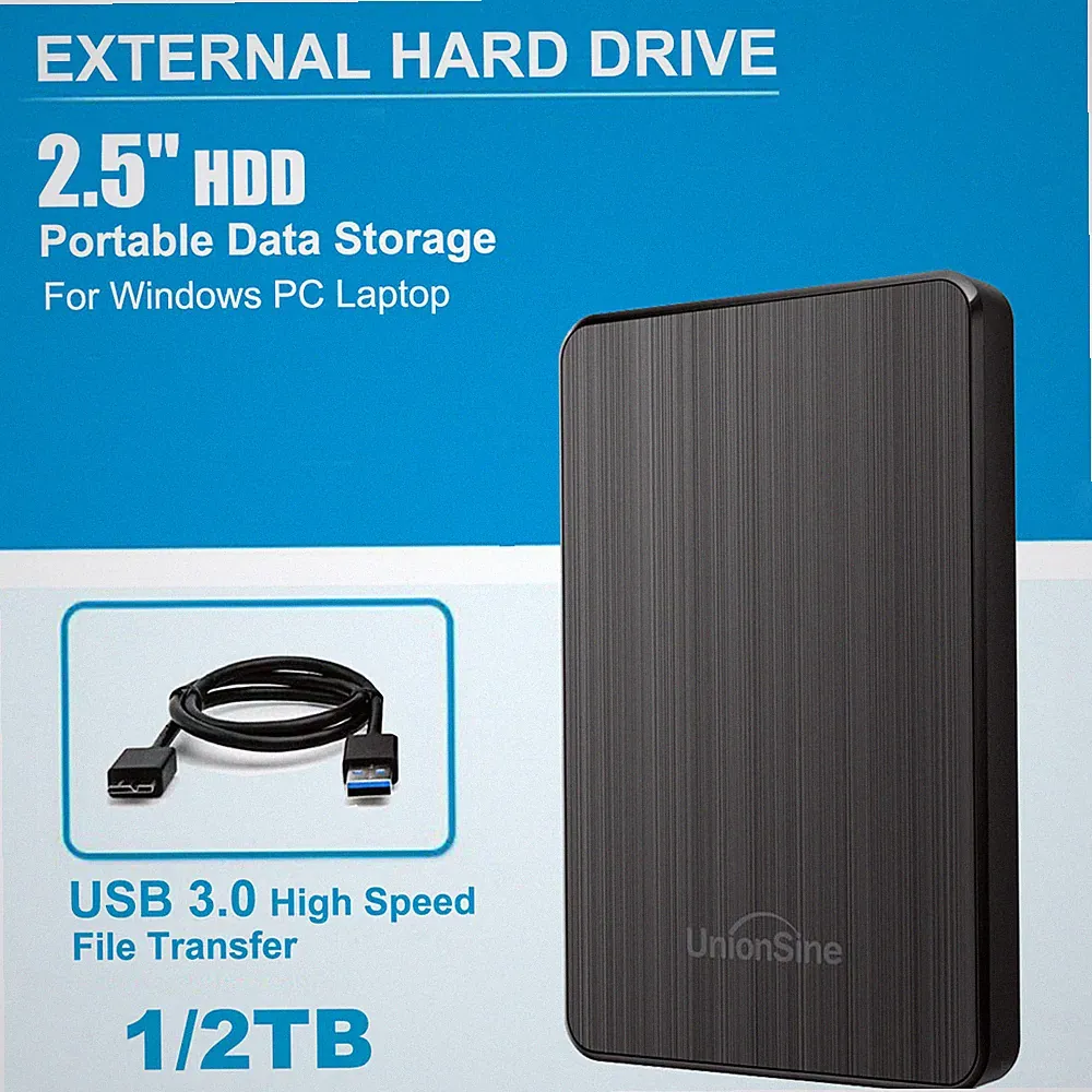 500GB 1TB 2TB Portable External Hard Drive PC PS4 Laptop Backup HDD USB 3.0 2.5"