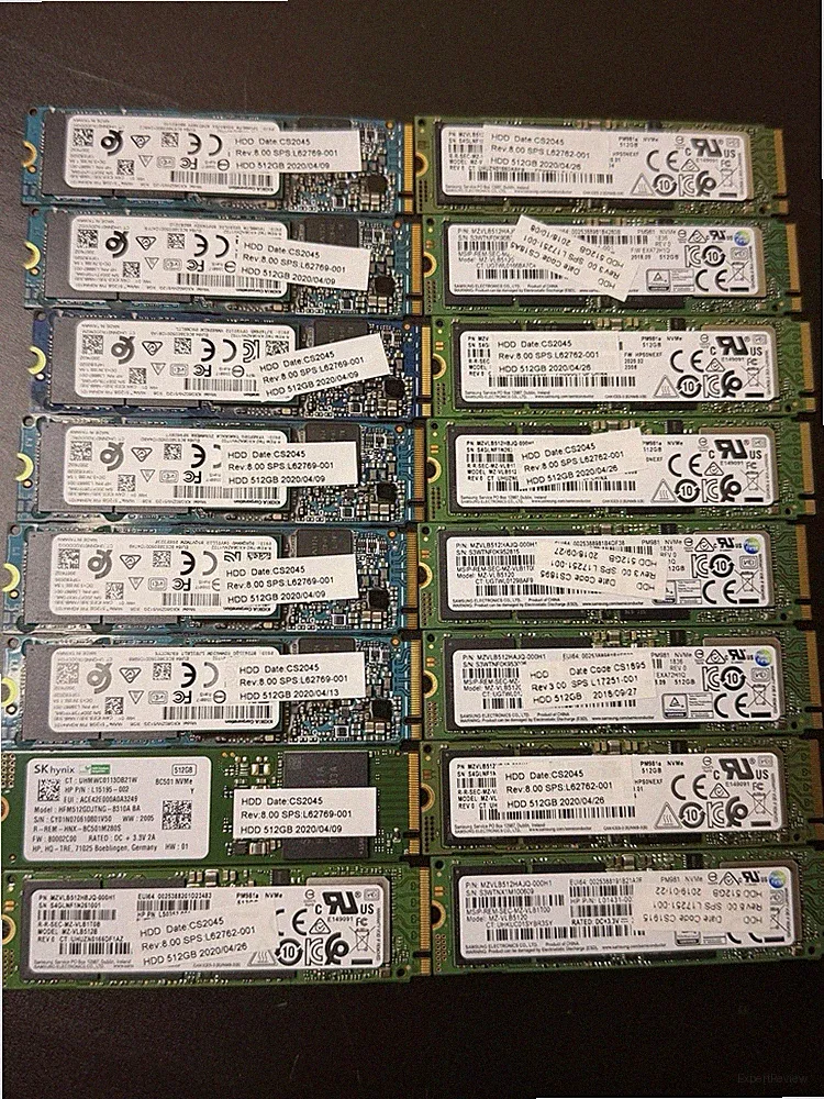 512GB M.2 NVMe SSD Drives Mix Brands Solid State Drive