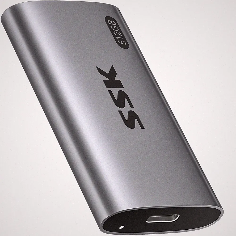 512GB SSD External Hard Drive, Portable SSD Up to 550MB/s Fast Solid State Dr...