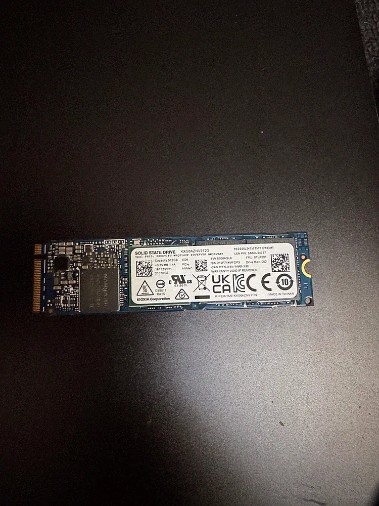 512GB SSD hard drive with free external enclosure
