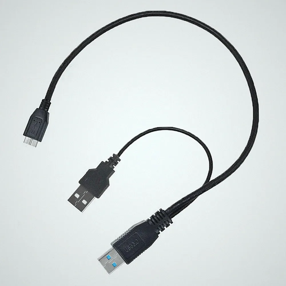 60cm USB 3.0 Y Power Data Cable Cord Lead for LaCie External Hard Drive Disk